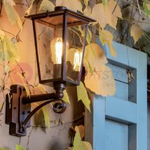 RIBOT RUGGINE Applique Lanterna per Esterni Design Classico