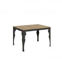 Tavolo allungabile 90x120/224 cm Paxor Evolution Quercia Natura telaio Antracite