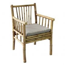 Poltrona da giardino in bamboo - CARLY