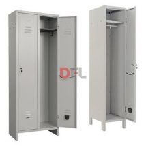 ARMADIO ARMADIETTO SPOGLIATOIO PRATIKO IN LAMIERA VERNICIATA 2 posti CM69x34X180