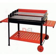 BARBECUE A CARBONE CARBONELL ETNA DOPPIA GRIGLIA CM 60x80xH 90 FORNACELLA GRILL