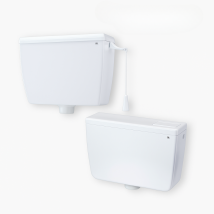 Vaschetta WC Universale con Galleggiante e Accessori – Pulsante o Catenella – Lemag srl VASCHETTE ZAINO: CON TASTO