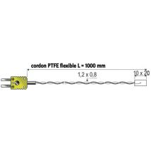 B + B Thermo-Technik 0644 1401-09 Surface probe 0 up to +250 °C Sensor type K