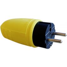 N & L 17174 Safety plug Rubber 230 V Yellow IP44