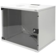 Digitus DN-19 09-U-S-1 19 wall cabinet (W x H x D) 520 x 512 x 400 mm 9 U Grey-white (RAL 7035)