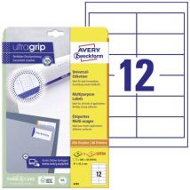 Avery-Zweckform 4781 All-purpose labels 97 x 42.3 mm Paper White 360 pc(s) Permanent adhesive Inkjet printer, Laser printer, Laser, colour, Copier, Colour