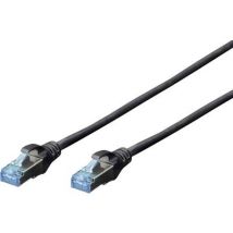 Digitus DK-1531-050/BL RJ45 Network cable, patch cable CAT 5e SF/UTP 5.00 m Black 1 pc(s)