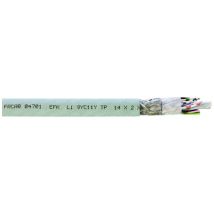 Faber Kabel 035356 Drag chain cable FACAB EFK Li9YC11Y 12 x 0.14 mm² Grey Sold per metre
