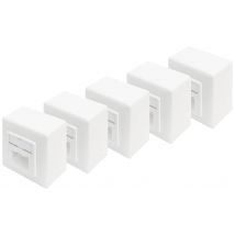 Digitus Network outlet Surface-mount CAT 6 2 ports Pure white