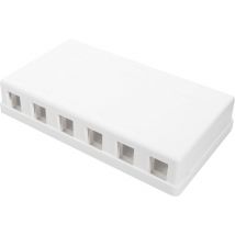 Digitus DN-93705 6 ports Consolidation Point 1 U White Unequipped