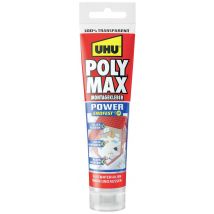 UHU Poly Max® Power Tansparent Adhesive sealant Factory colour Transparent 47845 115 g