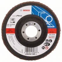 Bosch Accessories 2608607349 Bosch Power Tools Flap disc Diameter 115 mm 1 pc(s)