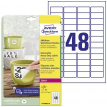 Avery-Zweckform L4778REV-20 Label film 45.7 x 21.2 mm Polyester film White 960 pc(s) Removable Laser, colour, Laser printer, Colour copier, Copier, Manual