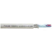 Faber Kabel 031796 Data cable Li2YCY 2 x 2 x 0.5 mm² Grey Sold per metre