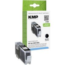 KMP Ink replaced HP 364, CB316EE Compatible Black H108 1712,8001