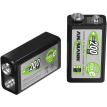 Ansmann maxE 6LR61 9 V / PP3 battery (rechargeable) NiMH 200 mAh 8.4 V 1 pc(s)