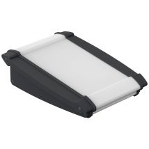 Bopla ALU-TOPLINE ATPH 1850-100 Desk casing (L x W x H) 100 x 181 x 53 mm Aluminium, Acrylonitrile butadiene styrene Graphite grey (RAL 7024), Ecru 1 pc(s)