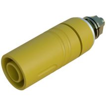 SKS Hirschmann SAB 2600 G M4 Au Safety jack socket Socket, vertical vertical Pin diameter: 4 mm Yellow 1 pc(s)