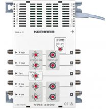 Kathrein VWS 2500 SAT multiswitch Inputs (multiswitches): 5 (4 SAT/1 terrestrial)