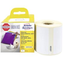 Avery-Zweckform Label roll Compatible replaced DYMO, Seiko 11354, S0722540 57 x 32 mm Paper White 500 pc(s) Removable All-purpose labels ASS0722540