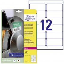 Avery-Zweckform L7913-10 99.1 x 42.3 mm PE film White 120 pc(s) Permanent adhesive Label film