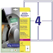 Avery-Zweckform L7915-10 99.1 x 139 mm PE film White 40 pc(s) Permanent adhesive Label film