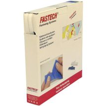 FASTECH® B10-SKL000025 Hook-and-loop tape stick-on (hot melt adhesive) Hook and loop pad (L x W) 25 m x 10 mm White 25 m