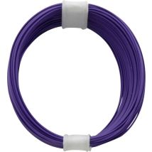 Donau Elektronik 110-6 Strand 1 x 0.04 mm² Violet 10 m