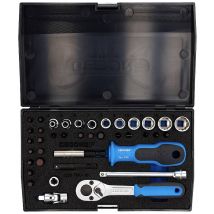Gedore D 20 TMU-10 Bit set Metric 1/4 (6.3 mm) 40-piece 1815660