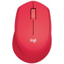 Logitech M330 Silent Plus Mouse Radio Optical Red 3 Buttons 1000 dpi