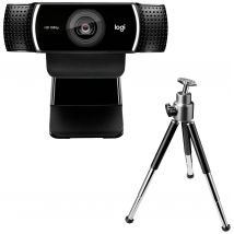 Logitech C922 Pro Stream Full HD webcam 1920 x 1080 Pixel Stand, Clip mount