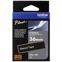 Brother STe-161 Labelling tape (stencil) Tape colour: Transparent Font colour: White 36 mm 3 m