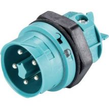 Wieland 46.052.5053.6 Bullet connector Plug, mount Total number of pins: 4 + PE Series (round connectors): RST® MINI 1 pc(s)