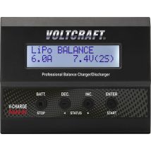 VOLTCRAFT V-Charge 60 DC Scale model multifunction charger 12 V 6 A LiPolymer, Li-ion, LiFePO, LiHV, NiCd, NiMH, Lead-acid