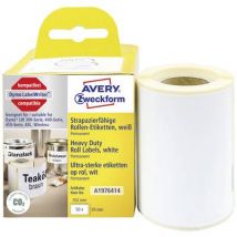Avery-Zweckform Label roll 59 x 102 mm Film White 50 pc(s) Permanent adhesive A1976414 All-purpose labels