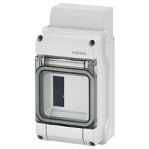 Hensel 6100055 KV 9103 Distribution board Surface-mount No. of partitions = 3 No. of rows = 1 Content 1 pc(s)