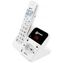 Geemarc AMPLIDECT 295 Cordless Big Button Answerphone Backlit White