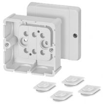 Hensel 6000037 Junction box (L x W x H) 49 x 88 x 88 mm Grey-white (RAL 7035) 1 pc(s)