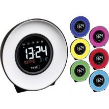 TFA Dostmann 60.2023.02 Quartz Alarm clock White, Blue, Yellow, Green, Rose, Red, Light blue Alarm times 1 Large display