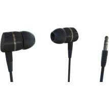 Vivanco SOLIDSOUND BLACK In-ear headphones Corded (1075100) Black