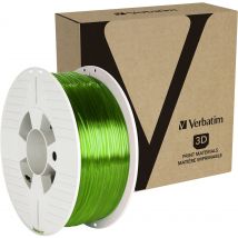 Verbatim 55057 55057 Filament PETG 1.75 mm 1 kg Green (transparent) 1 pc(s)