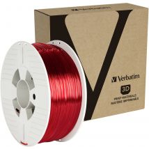 Verbatim 55062 neu Filament PETG 2.85 mm 1 kg Red (transparent) 1 pc(s)