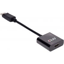 club3D CAC-2070 DisplayPort Adapter [1x DisplayPort plug - 1x HDMI socket] Black