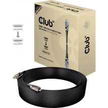 club3D HDMI Cable HDMI-A plug, HDMI-A plug 50.00 m Black CAC-1391 4K UHD, Halogen-free, Flame-retardant HDMI cable