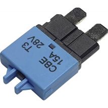 Hansor Circuit Breaker Standard, type 3, Manual Reset, 15A CBE3 Series 15A Standard mini blade-type fuse circuit breaker 15 A Blue 1 pc(s)