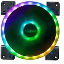 Akasa Vegas TL PC fan Black, RGB (W x H x D) 140 x 140 x 25 mm incl. LED lighting