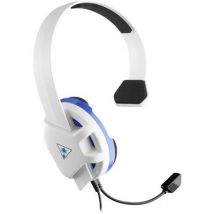 Turtle Beach Recon Chat Gaming Over-ear headset Corded (1075100) Mono White, Blue, Black Noise cancelling Volume control, Microphone mute
