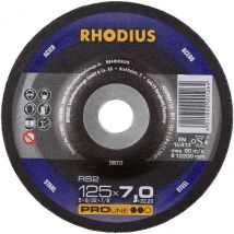 Rhodius 200213 RS2 Grinding disc (off-set) Diameter 125 mm Bore diameter 22.23 mm Steel 1 pc(s)