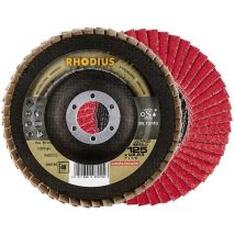 Rhodius 208743 JUMBO SPEED Flap disc Diameter 115 mm Bore diameter 22.23 mm Stainless steel 1 pc(s)