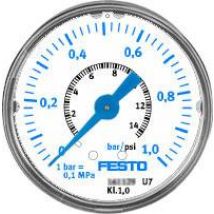 FESTO Manometer 161126 MAP-40-1-1/8-EN 0 up to 1 bar 1 pc(s)